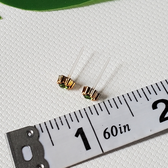 Hypoallergenic Plastic Studs Earrings - Picture 3 of 3